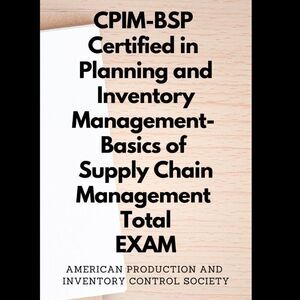 Printout CPIM-BSP Basics of Supply Chain Management Total Exam